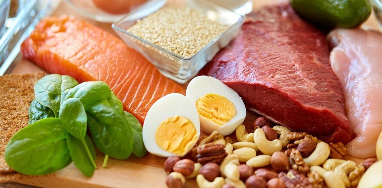 Lebensmittel, die bei einer Proteindiät erlaubt sind